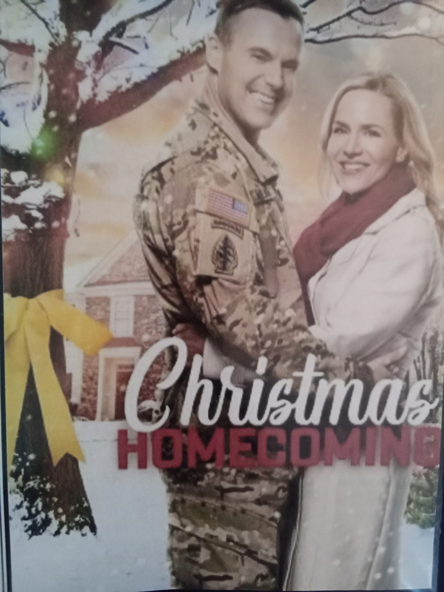 Christmas Homecoming (2017) DVD with Julie Benz in a DVD Case with cover art