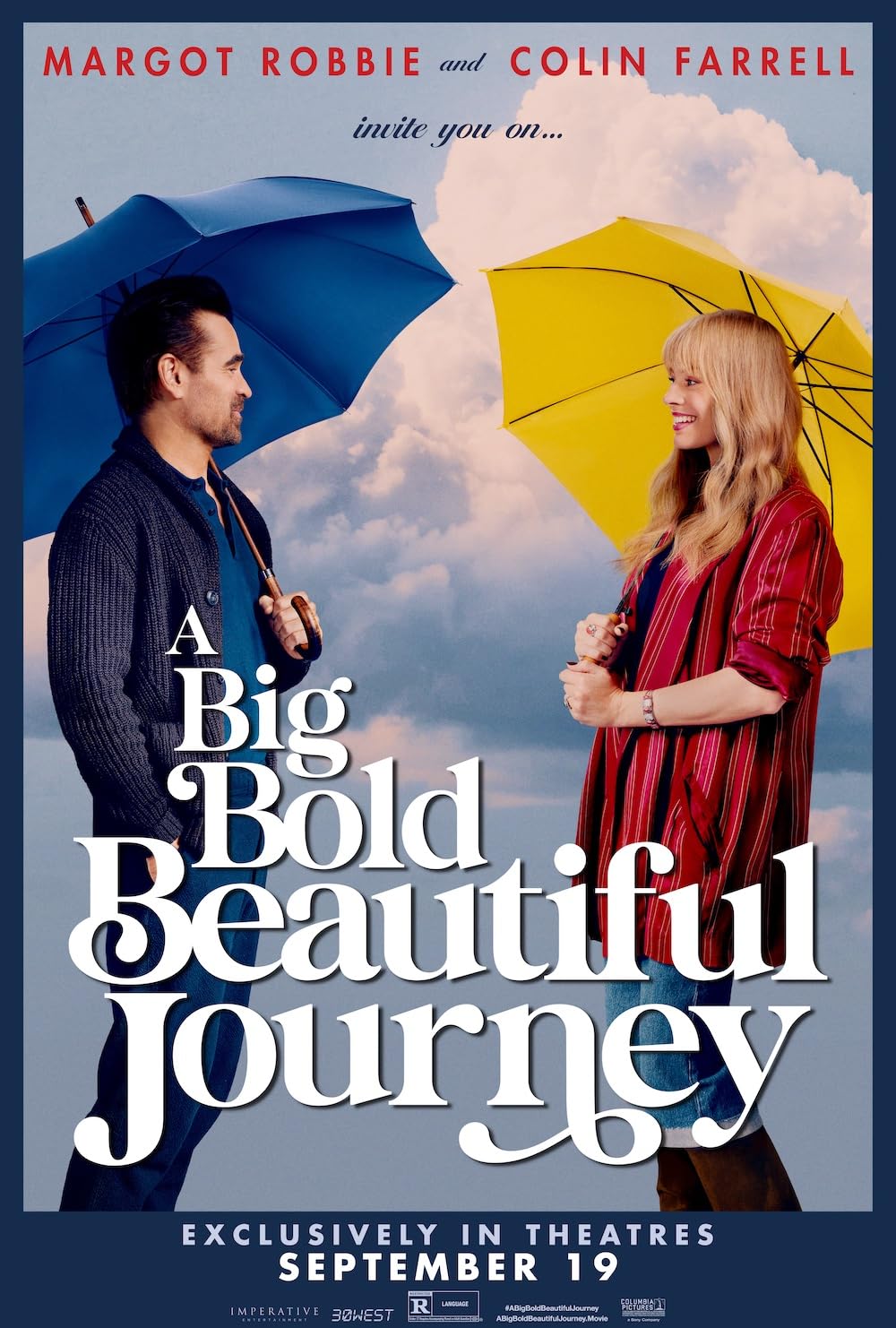 A Big Bold Beautiful Journey (2025) DVD with Margot Robbie & Colin Farrell