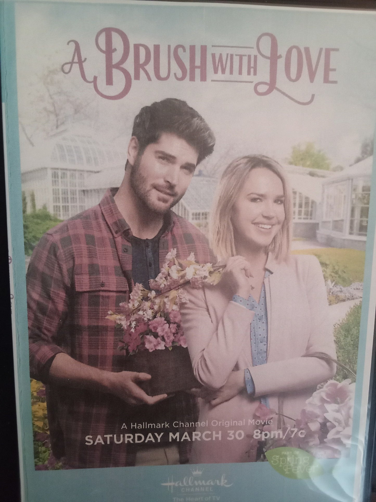 A Brush with Love (2019) DVD with Arielle Kebbel and Nick Bateman in a DVD CASE with COVER ART