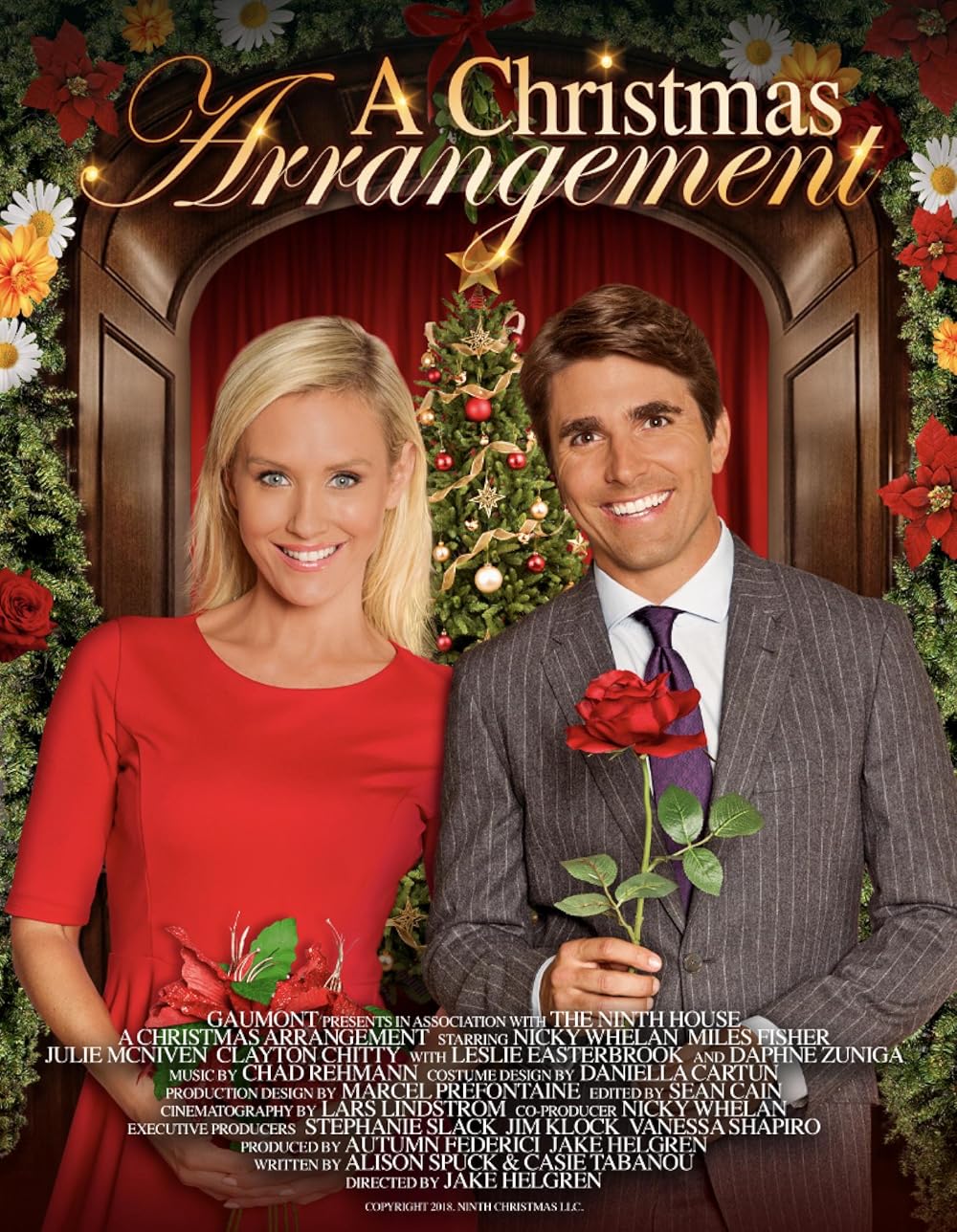 A Christmas Arrangement (2018) DVD with Nicky Whelan & Miles Fisher