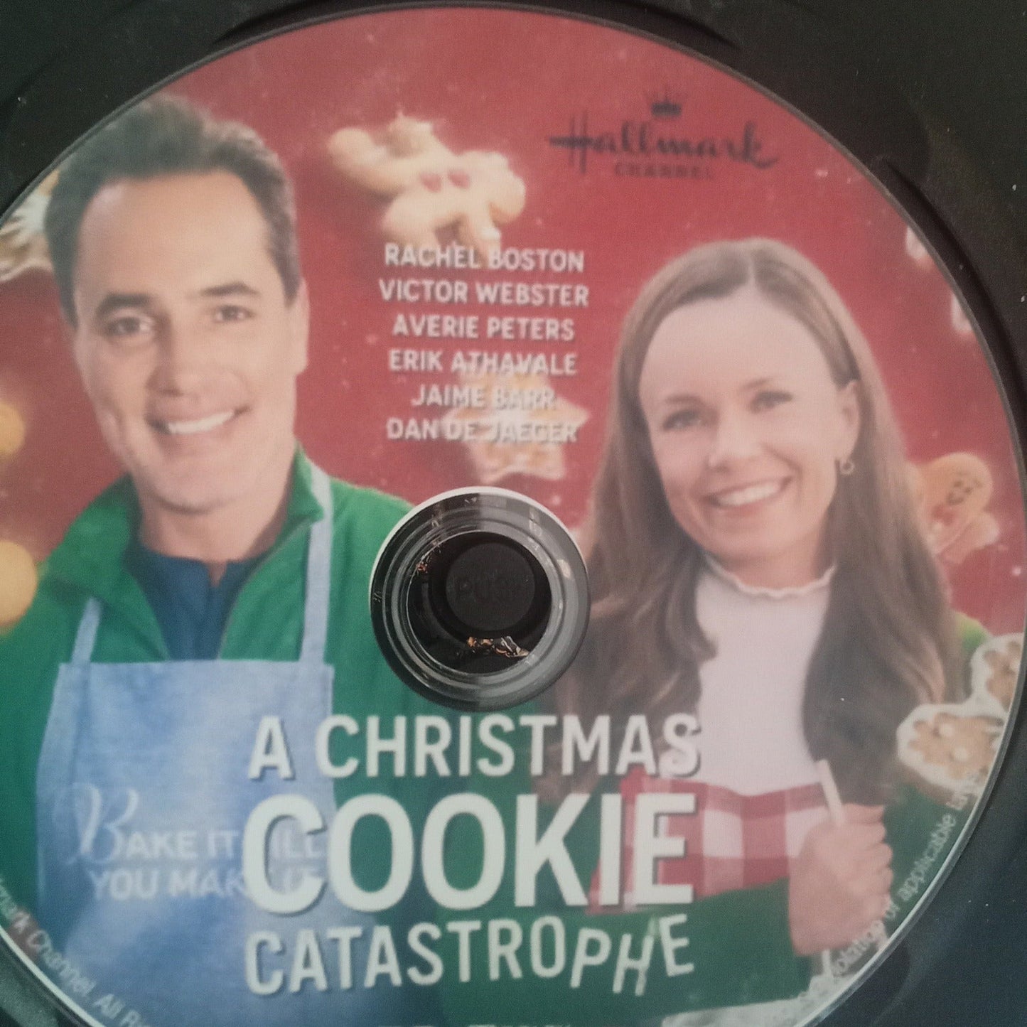 A Christmas Cookie Catastrophe (2022) DVD with Rachel Boston & Victor Webster