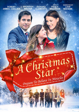 A Christmas Star (2017) DVD with Liam Neeson & Pierce Bronson