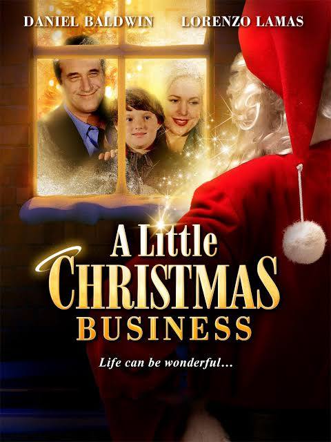 A Little Christmas Business (2012) DVD with Daniel Baldwin & Lorenzo Lamas (remember him?)