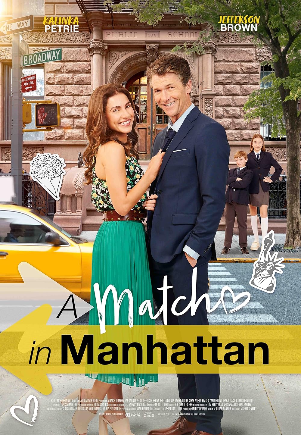 A Match in Manhattan (2024) DVD with Kalinka Petrie & Jefferson Brown **NEW***