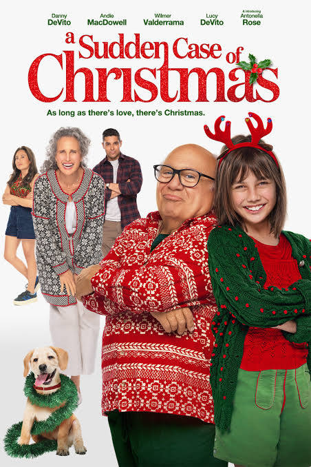 A Sudden Case of Christmas (2024) DVD with Danny DeVito & Lucy DeVito