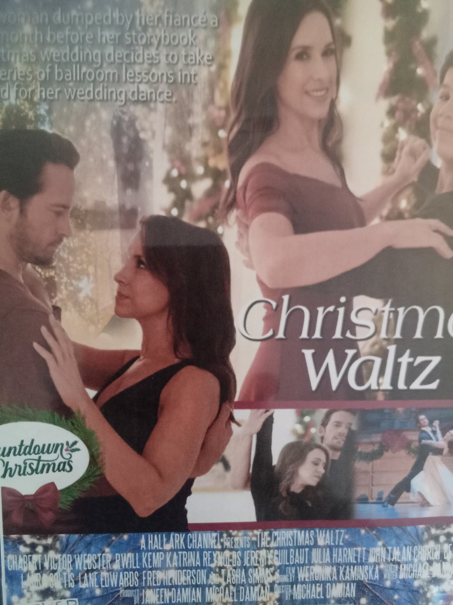 Christmas Waltz (2020) DVD with Lacey Chabert & Wil Kemp in a DVD CASE with COVER ART **SALE**