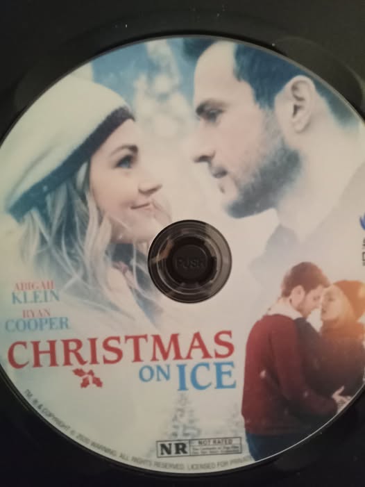 Christmas on Ice (2020) DVD with Abigail Klein in a DVD CASE with COVER ART