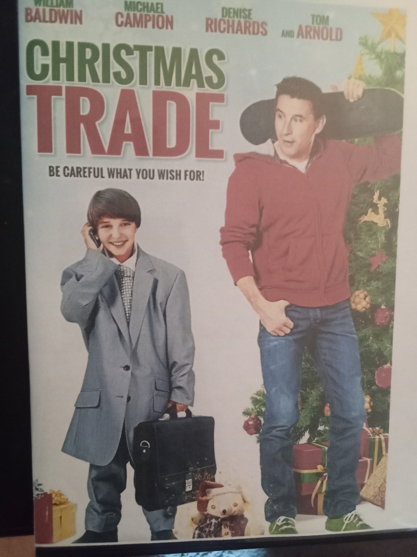 Christmas Trade (2019) DVD with Denise Richards, William Baldwin &Tom Arnold in a DVD CASE with COVER ART