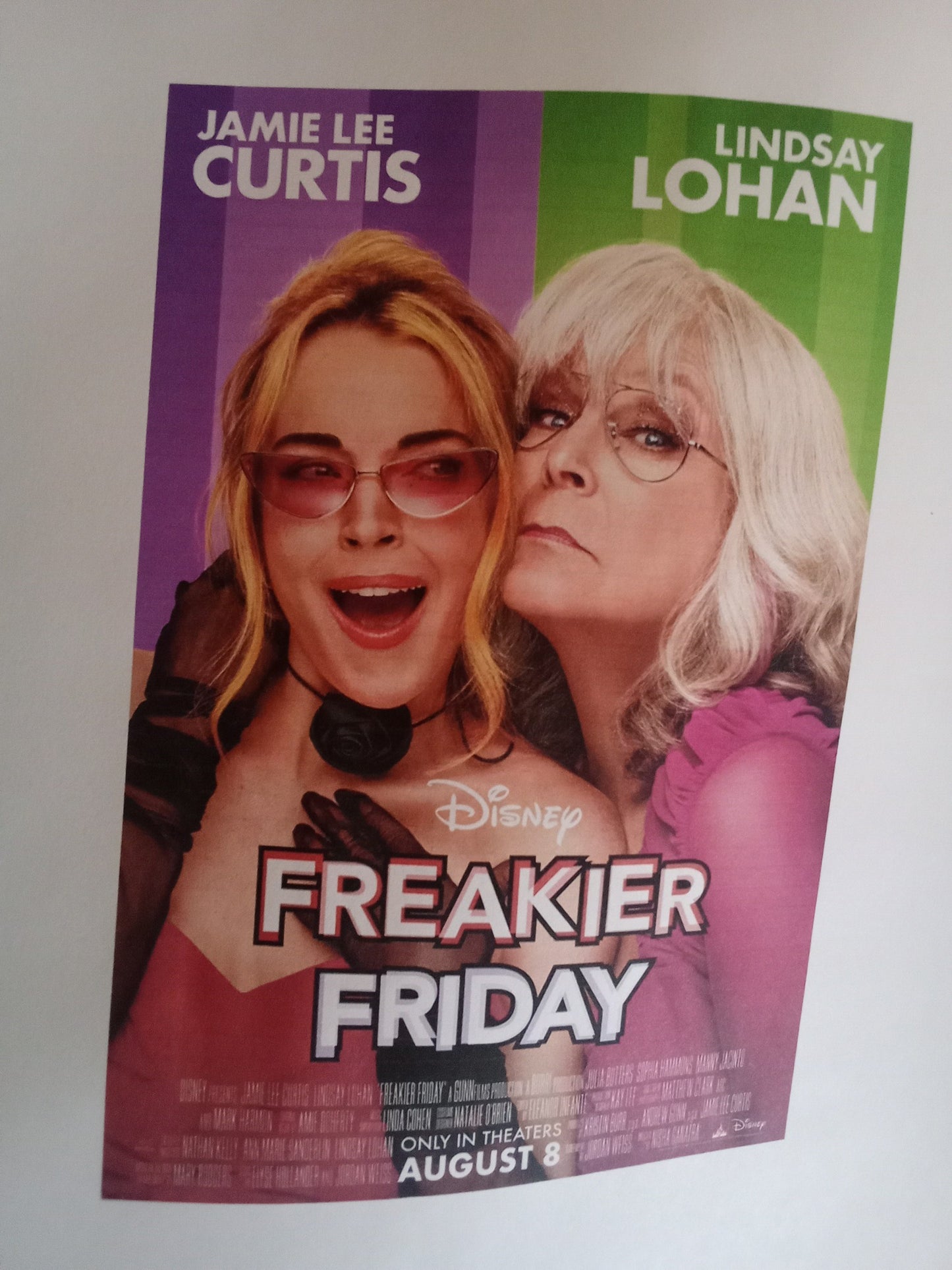 Freakier Friday (2025) DVD with Lindsey Lohan & Jamie Lee Curtis in a DVD CASE with COVER ART ***NEW