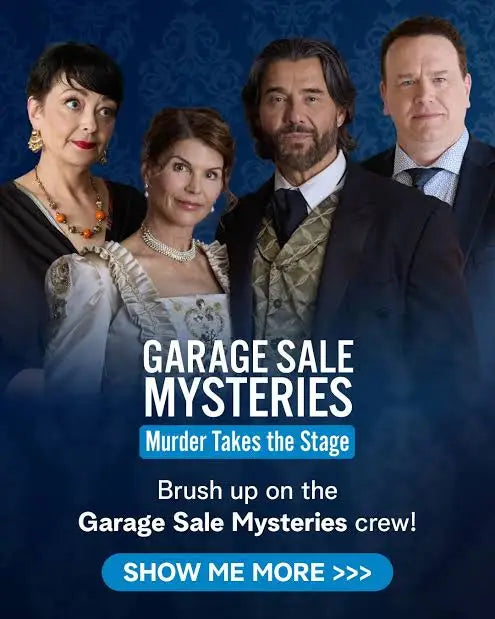 Garage Sale Mysteries: Murder Takes Stage (2026) DVD with Lori Laughlin in a DVD CASE with COVER ART