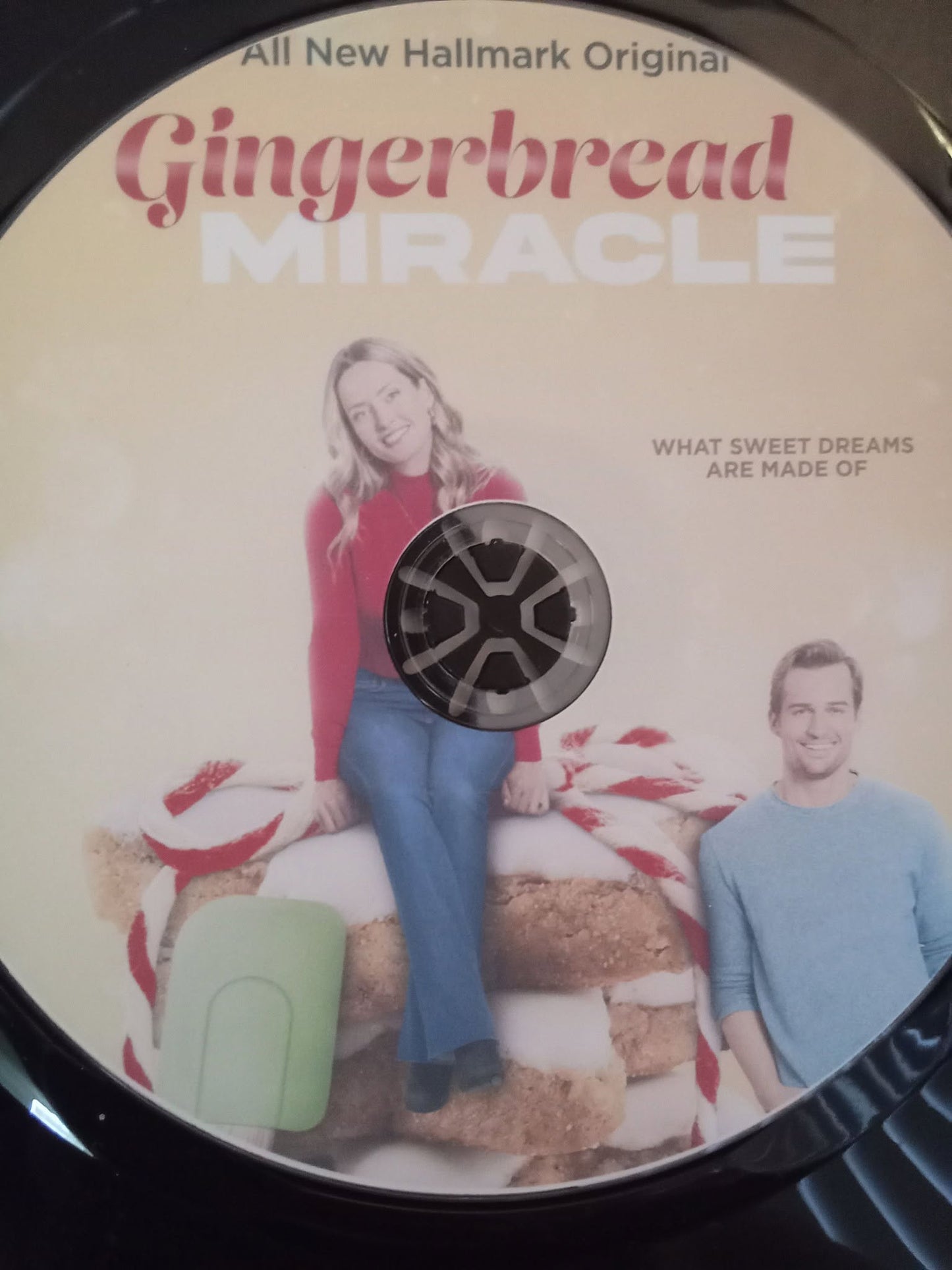 Gingerbread Miracle (2021) DVD with Merritt Patterson in a DVD CASE with COVER ART SALE $14.25