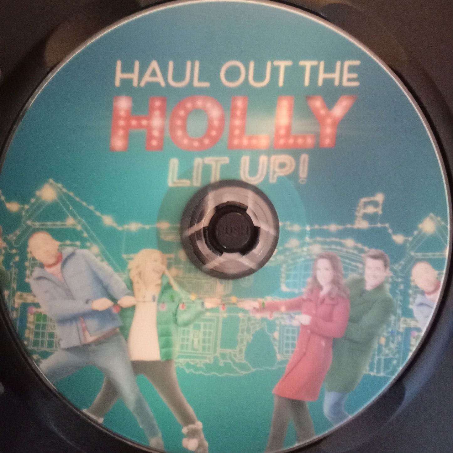 Haul Out the Holly Lit up! (2022) DVD with Lacey Chabert & Wes Brown in a DVD CASE with COVER ART