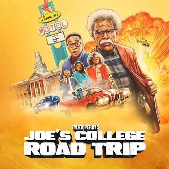 Joe's College Road Trip (2026) DVD with Tyler Perry in a DVD CASE with the COVER ART