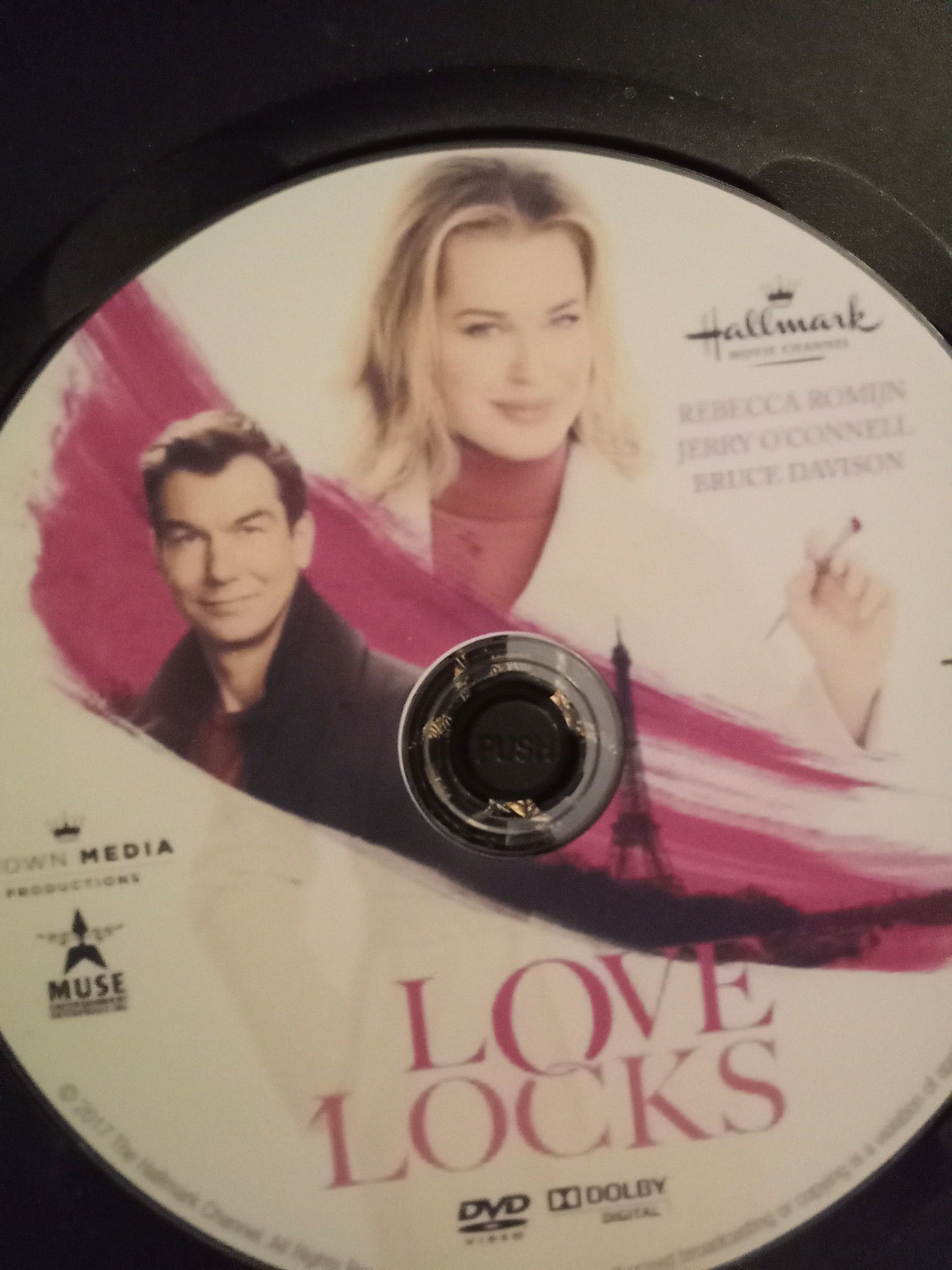 Love Locks (2017) DVD with Rebecca Romijn & Jerry O'Connell in a DVD Case with Cover Art