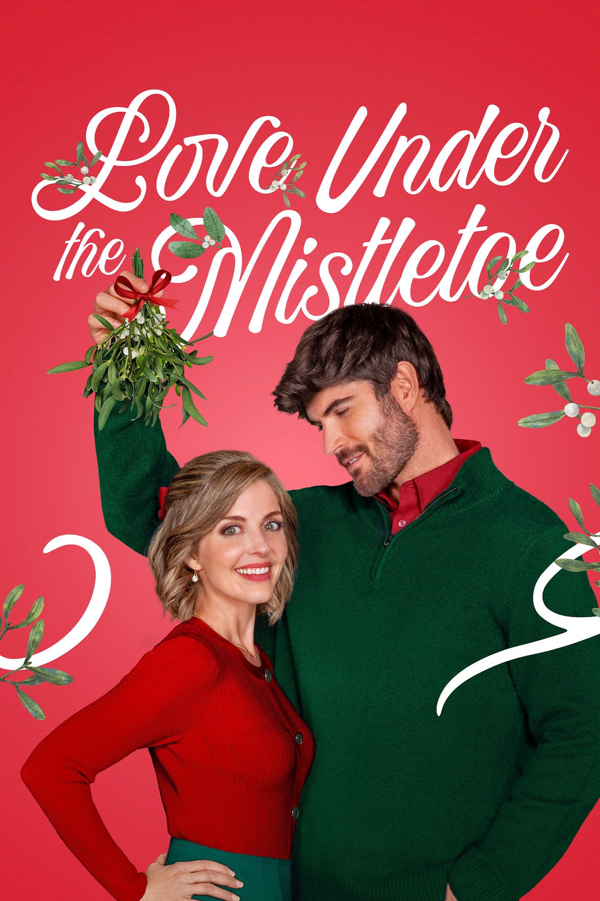 Love Under the Mistletoe (2026) DVD with Jen Lilley (Love Under the Mistletoe ARTWORK on disc)