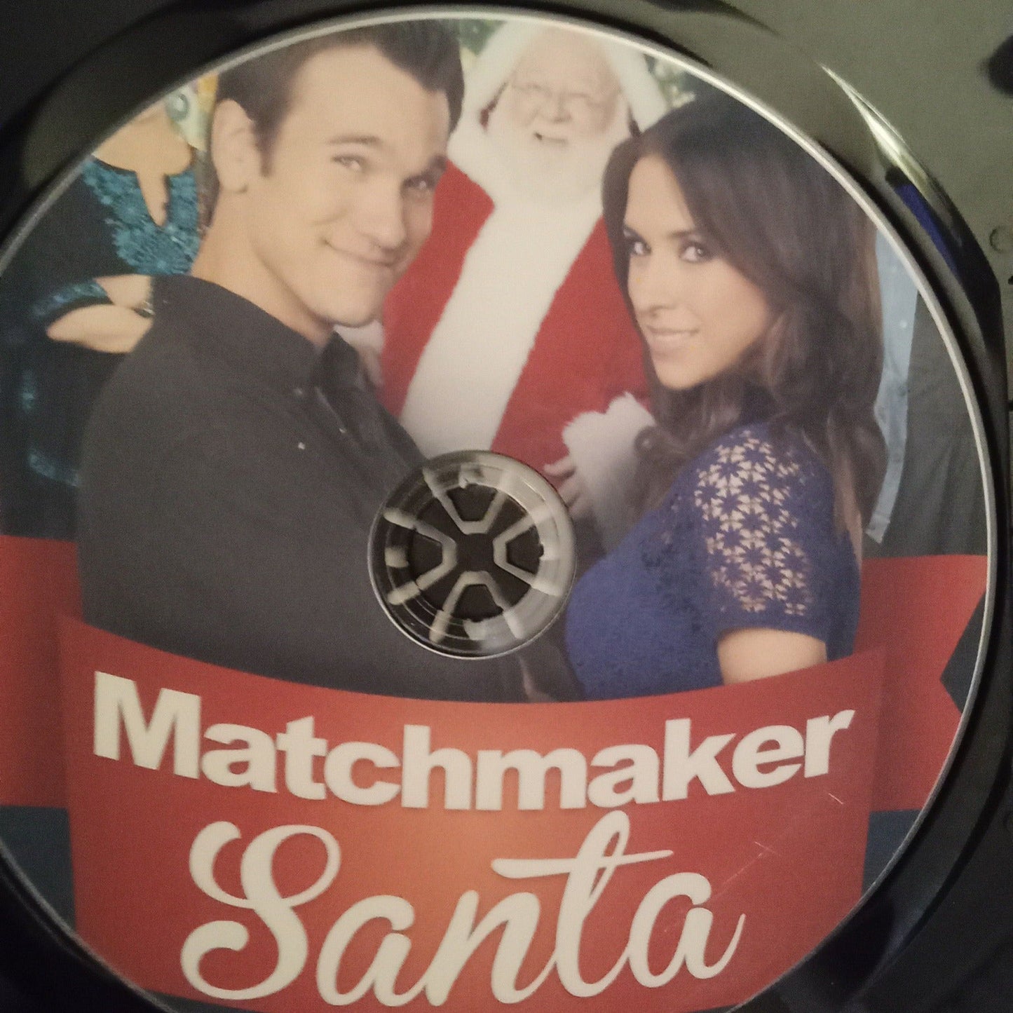 A Matchmaker Santa (2012) DVD with Lacey Chabert in a DVD Case with the artwork