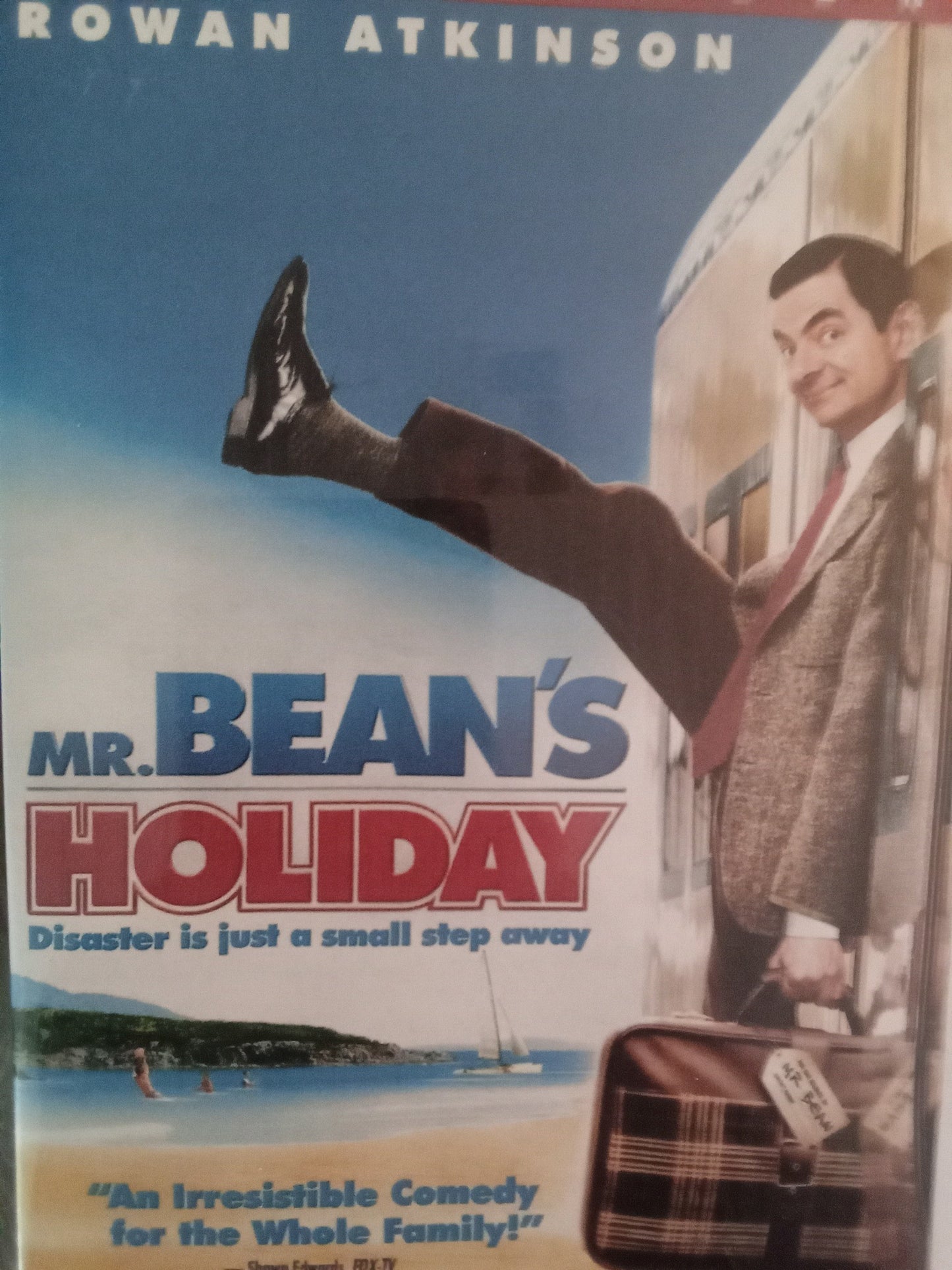 Mr Beans Holiday (2007) DVD with Rowan Atkison in a DVD CASE with COVER ART