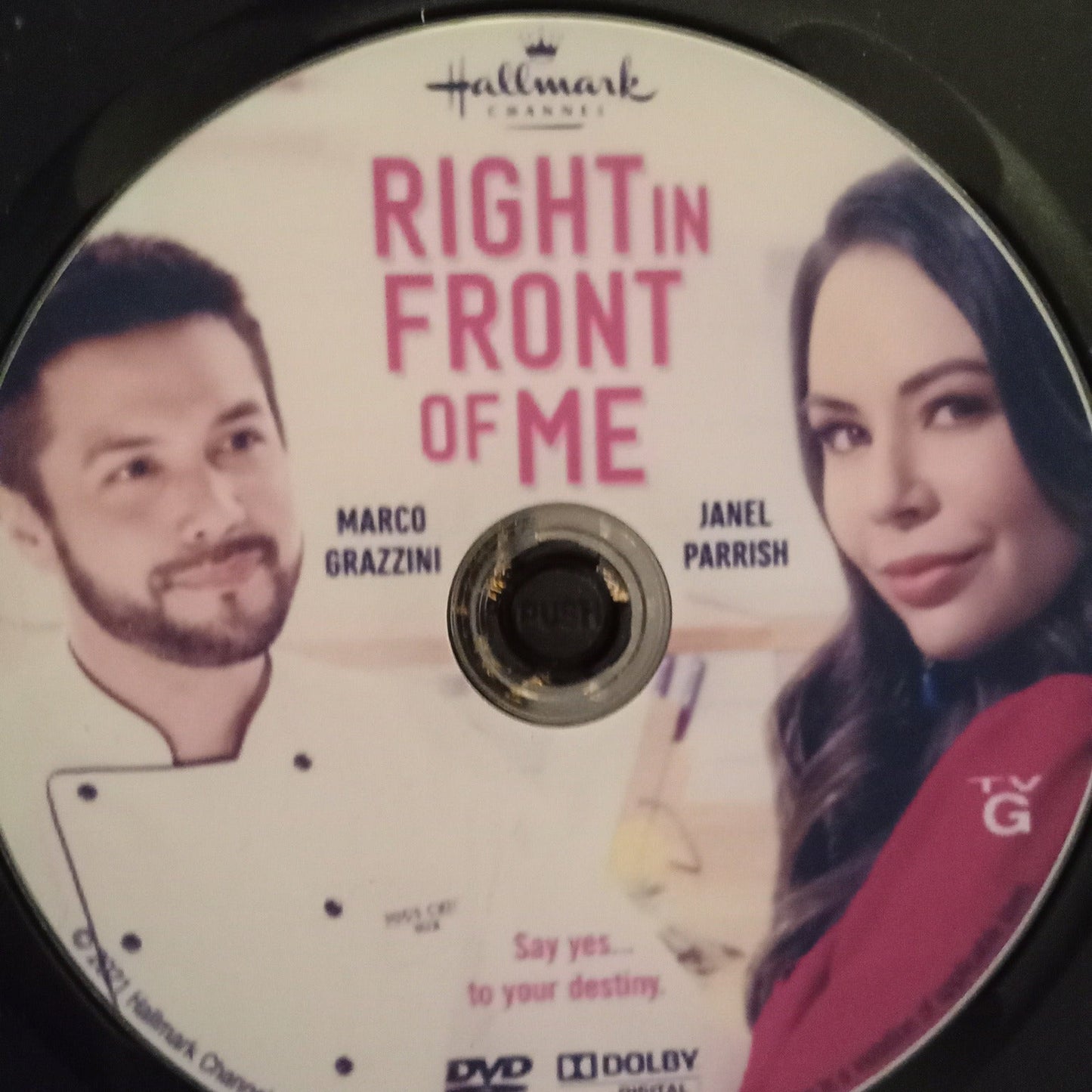Right In Front of Me (2021) DVD with Janell Parish & Marco Grazzini