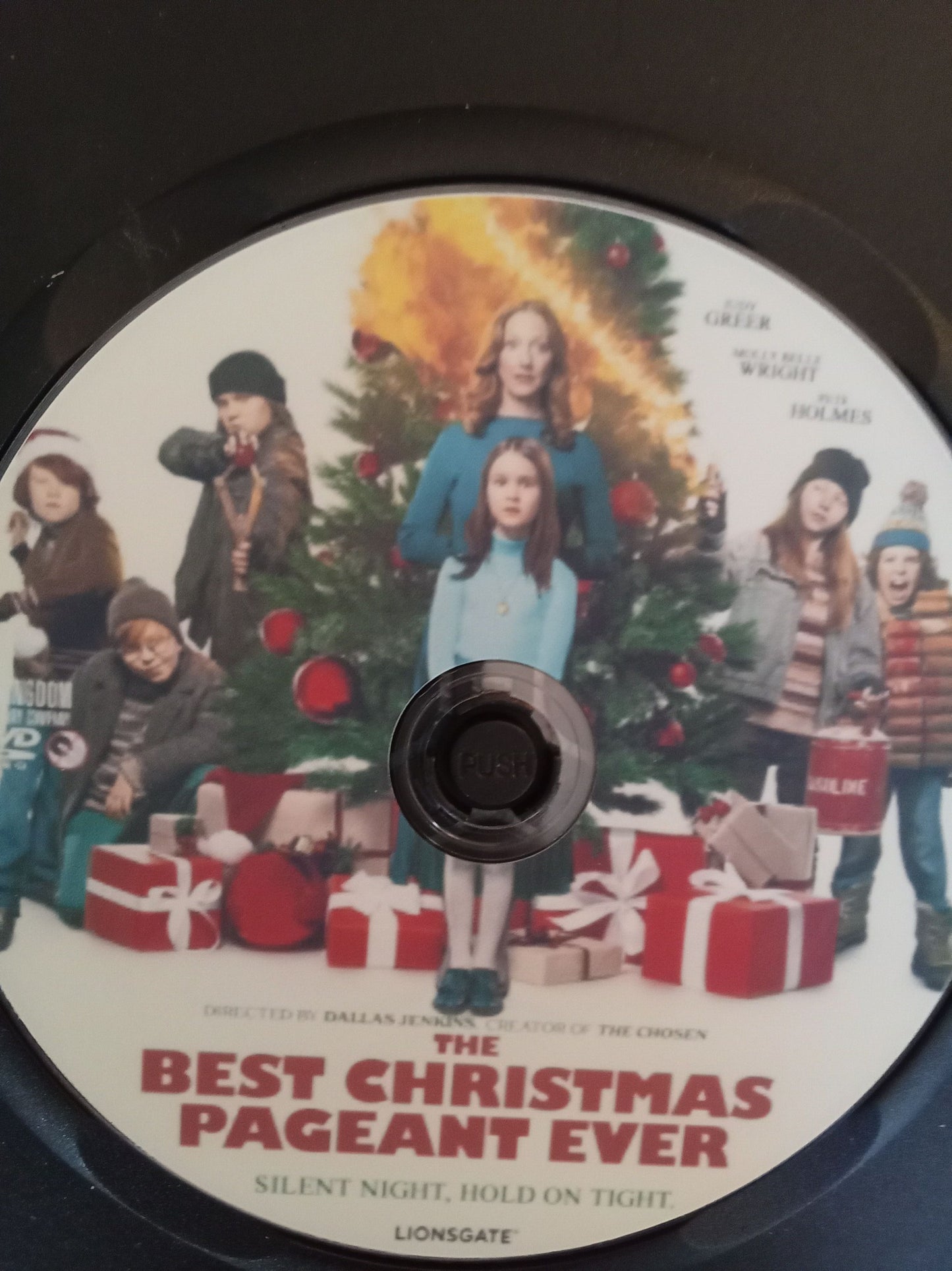 The Best Christmas Pageant Ever (2024) DVD with Judy Greer in a DVD Case with cover art