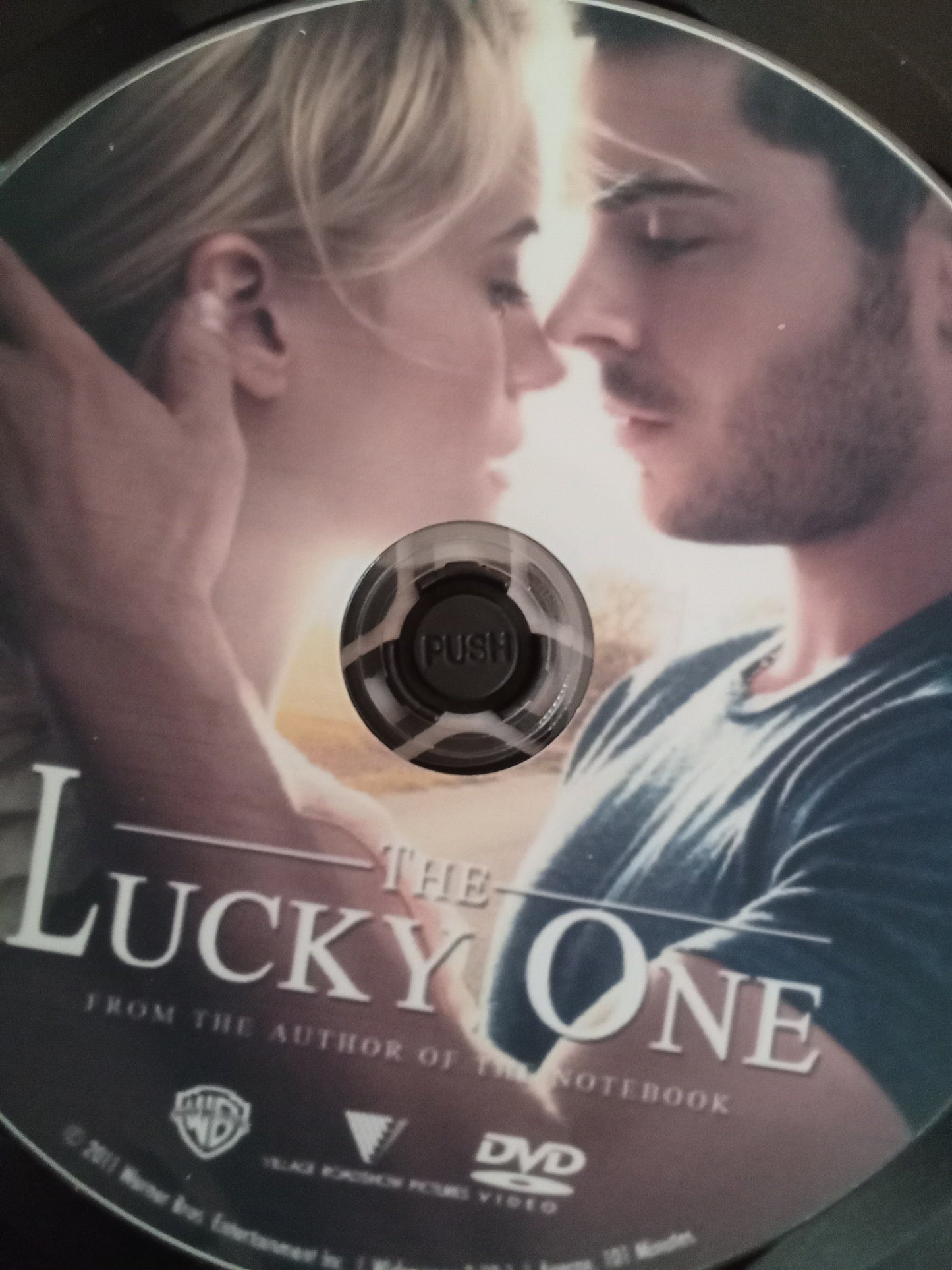 The Lucky One (2012) DVD with Zac Efron in a DVD case with cover art