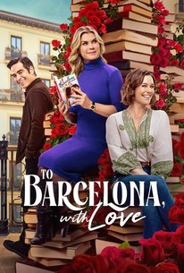 To Barcelona, With Love (2025) DVD with Alison Sweeney in a DVD CASE with COVER ART