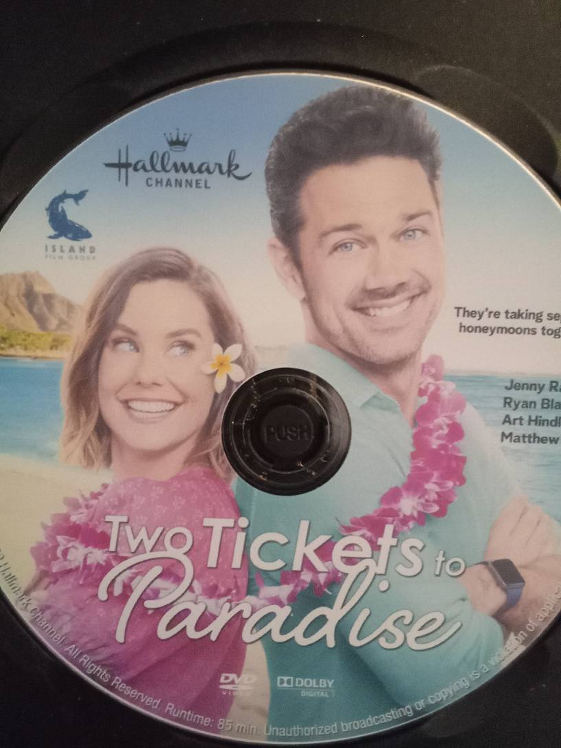 Two Tickets to Paradise (2022) DVD with Ryan Peavey in a DVD CASE with COVER ART **CLEARANCE**