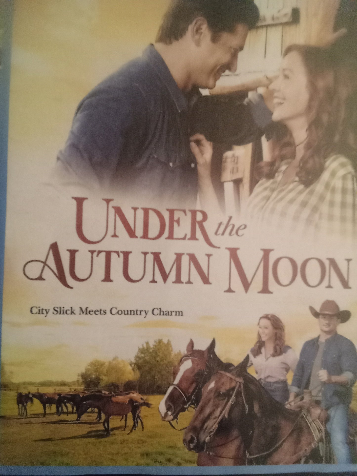 Under the Autumn Moon (2018) DVD with Wes Brown in a DVD CASE with COVER ART