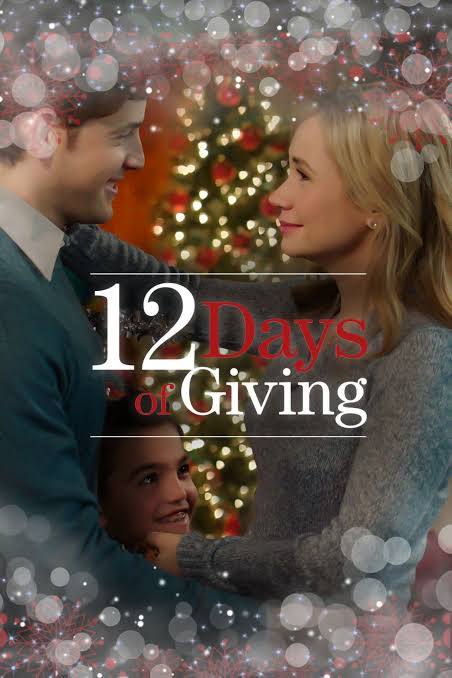 The 12 Days of Giving (2017) DVD with Ashley Jones in a DVD CASE with COVER ART