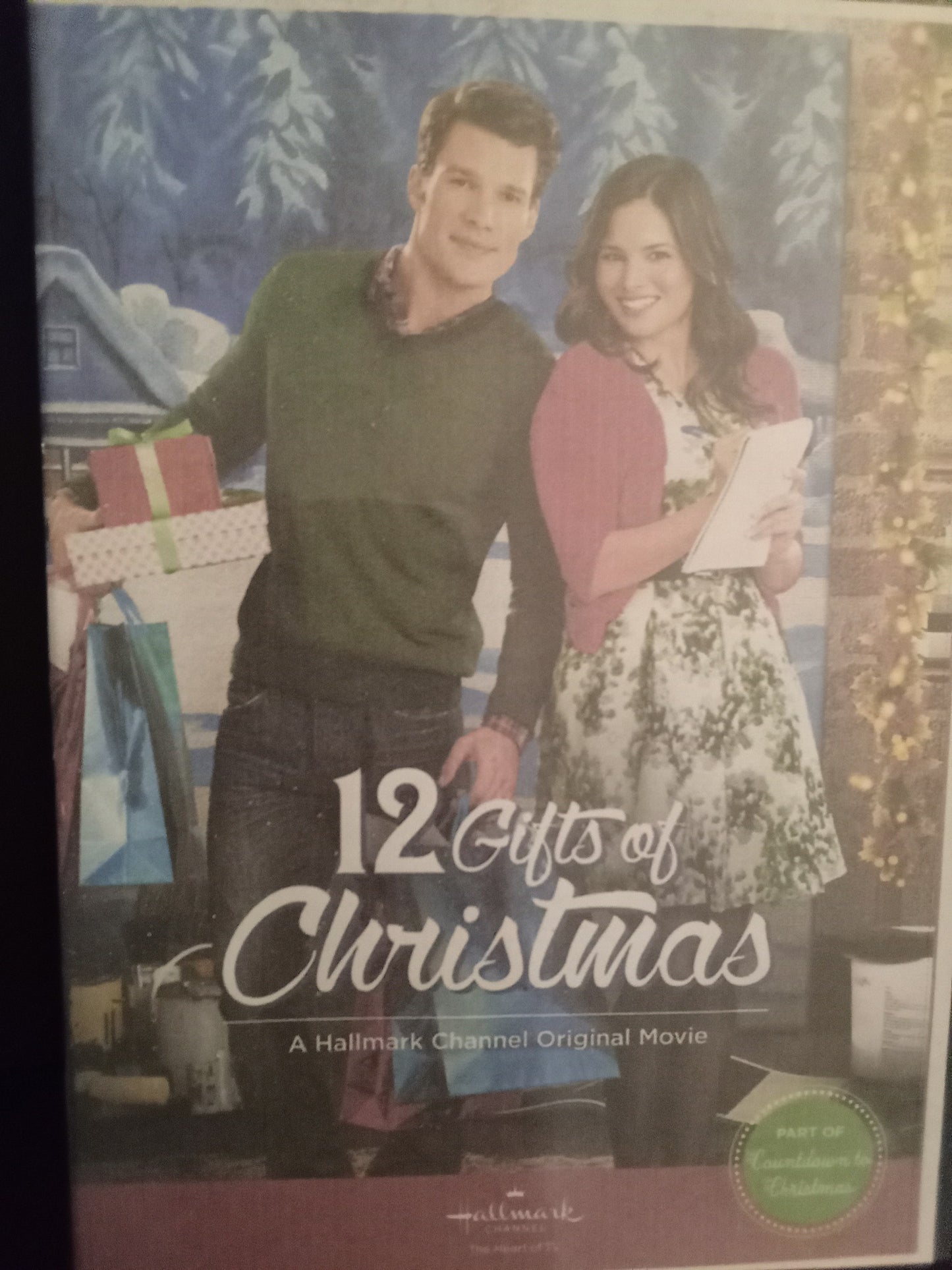 12 Gifts of Christmas (2015) DVD with Aaron O'Connell  **SALE** $14.25 in a DVD CASE with COVER ART