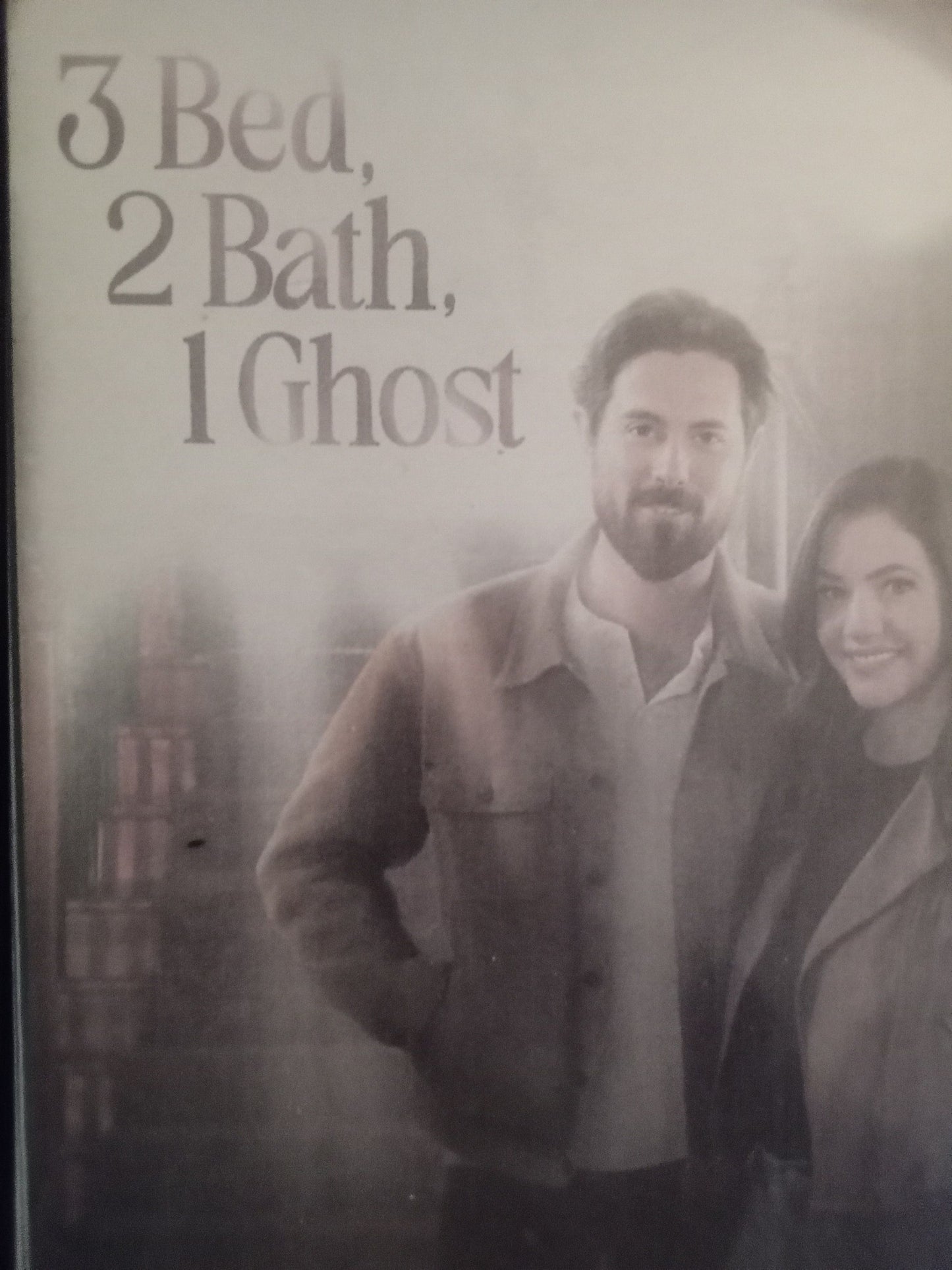 3 Bed, 2 Bath, 1 Ghost (2023) DVD with Julie Gonzolo in a DVD Case with the artwork