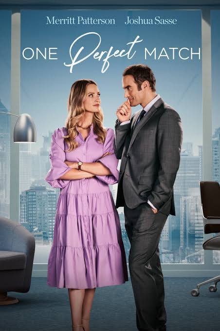 One Perfect Match aka Haven't Met Yet (2023) DVD with Merritt Patterson in a DVD Case with the cover art