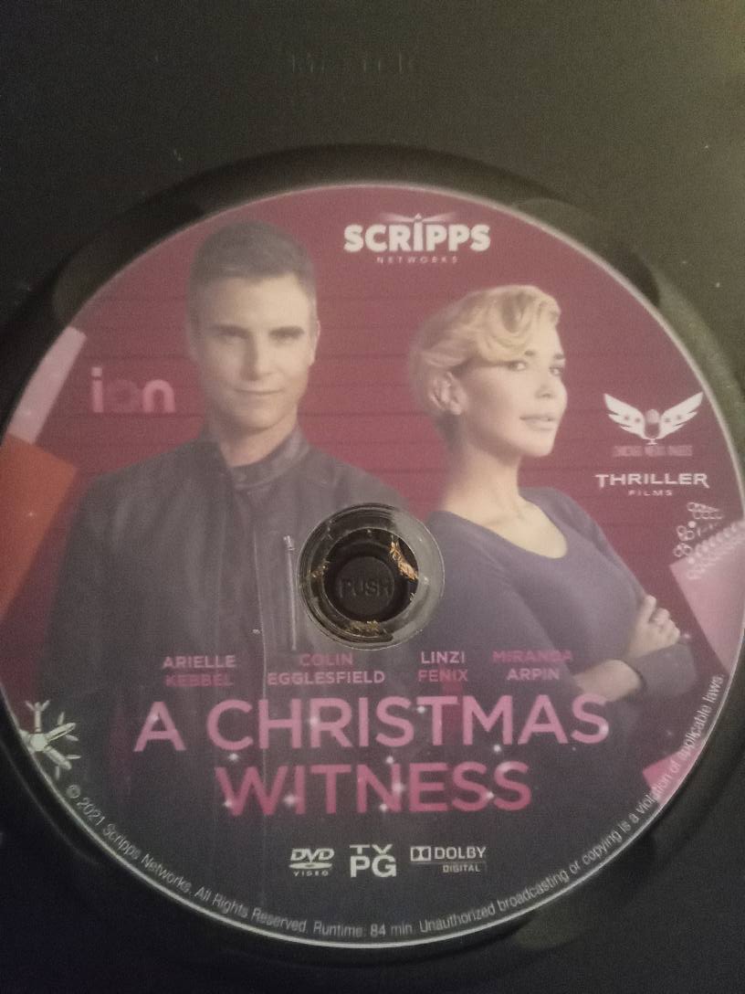A Christmas Witness aka Holiday Hideout (2024) DVD with Arielle Kebel & Colin Egglesfield
