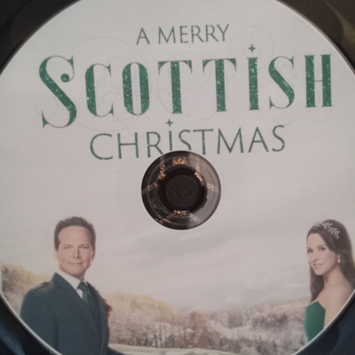 A Merry Scottish Christmas (2023) DVD with Lacey Chabert in a DVD Case with cover art **Sale