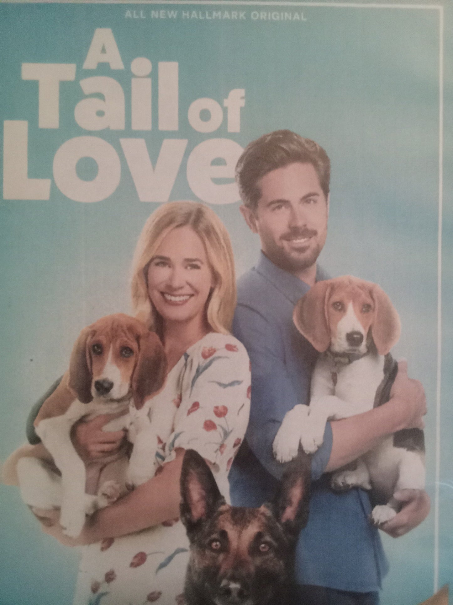 A Tail of Love (2022) DVD with Brittany Bristow & Chris McNally in a DVD case with cover art