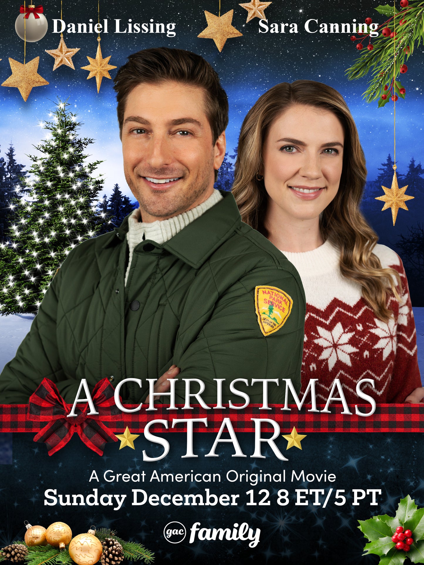A Christmas Star (2021) DVD with Daniel Lissing and Sara Canning