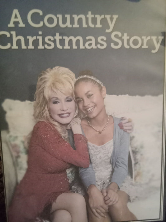 A Country Christmas Story (2013) DVD with Dolly Parton in a DVD case with cover art