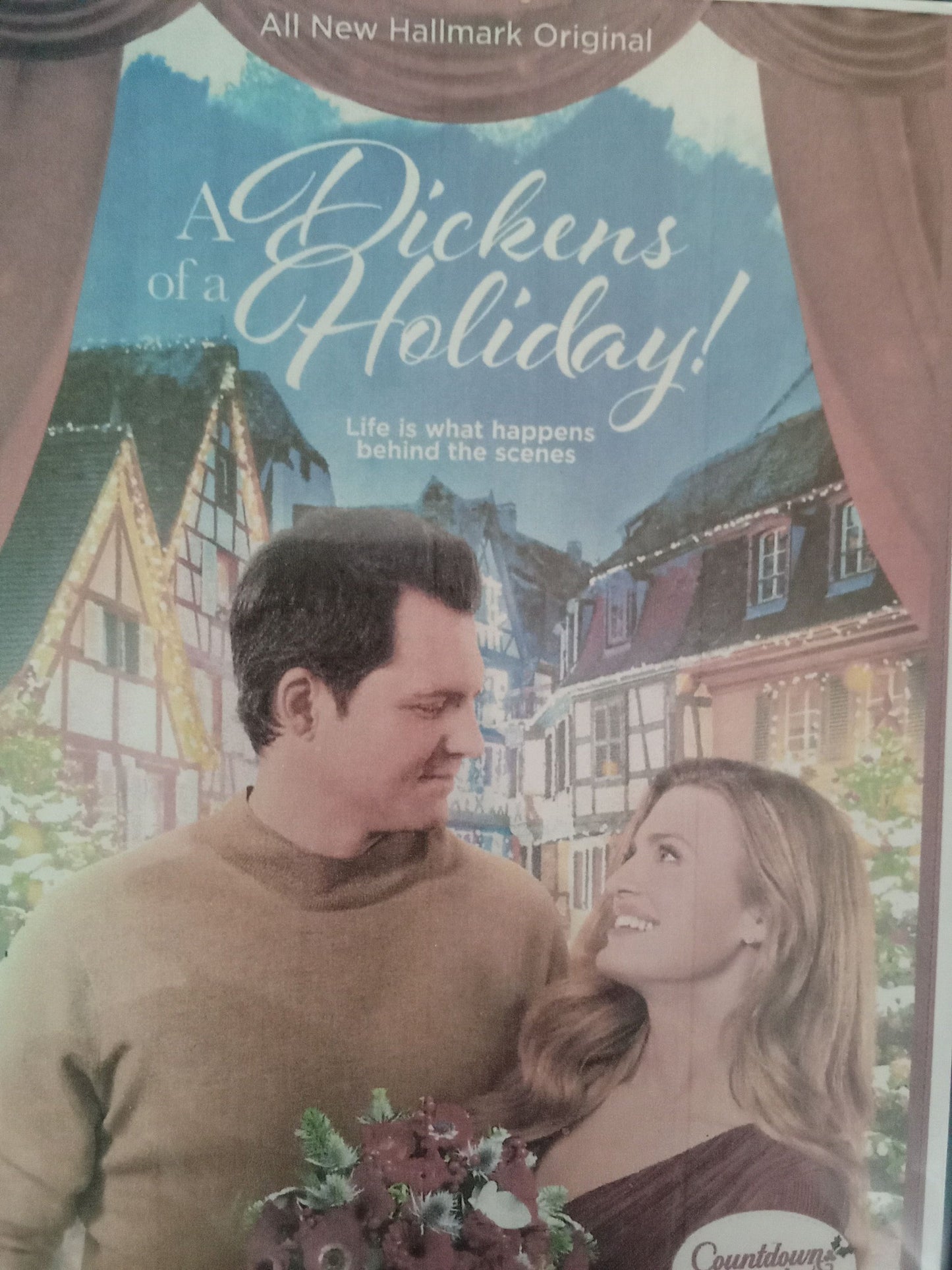 A Dickens of a Holiday (2021) DVD with Brooke D'Orsay & Kristoffer Polaha in a DVD Case with cover art