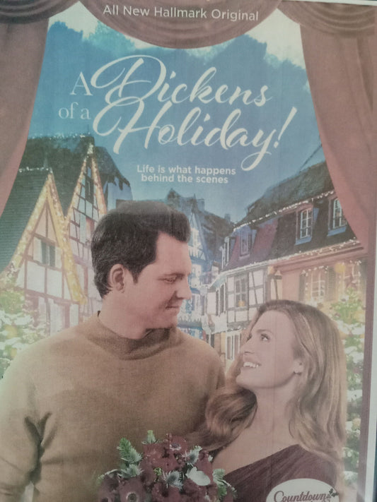 A Dickens of a Holiday (2021) DVD with Brooke D'Orsay & Kristoffer Polaha in a DVD Case with cover art