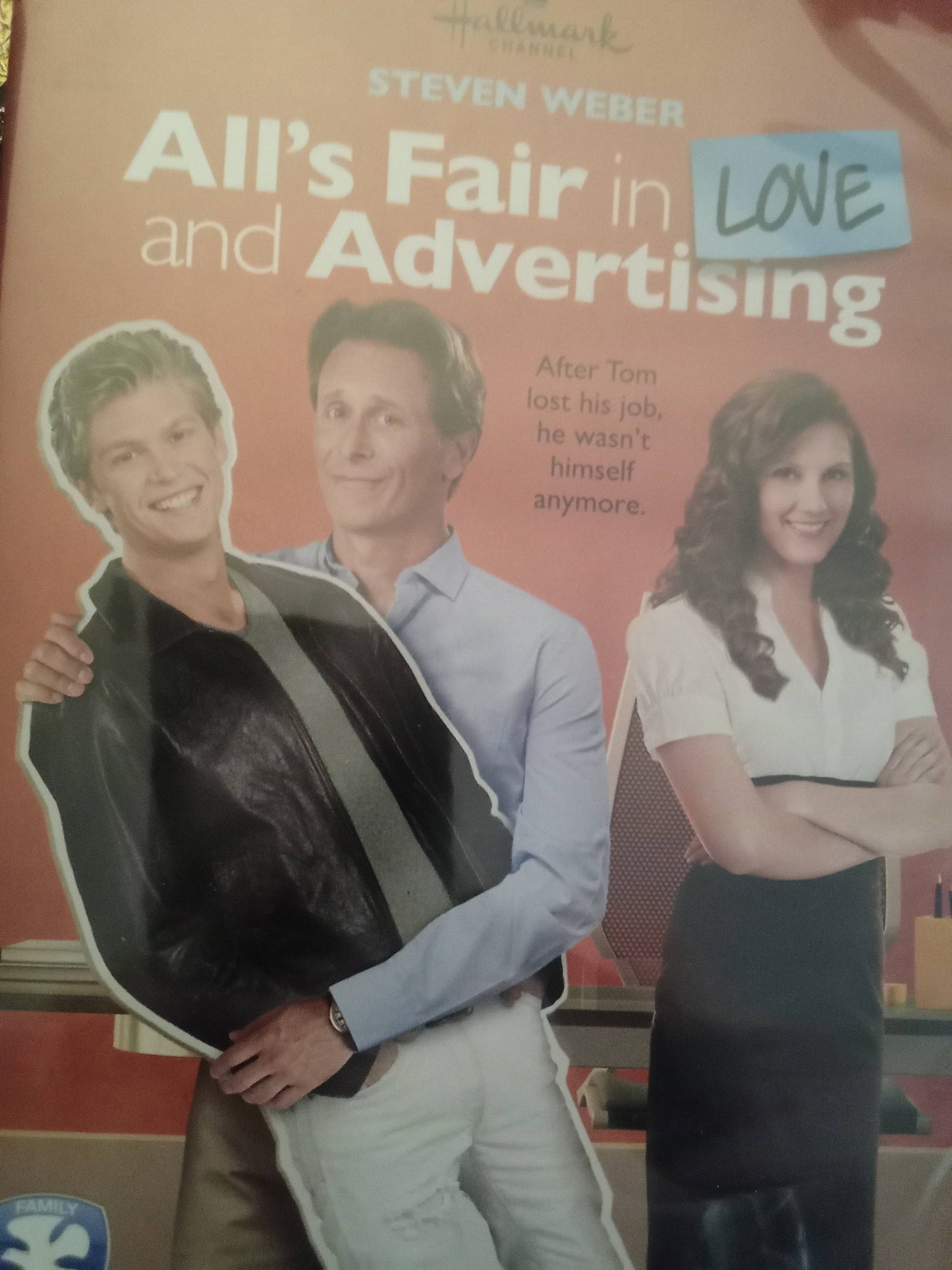 All's Fair In Love and Advertising (2013) DVD with Steven Weber in a DVD CASE with COVER ART and Shrink Wrap