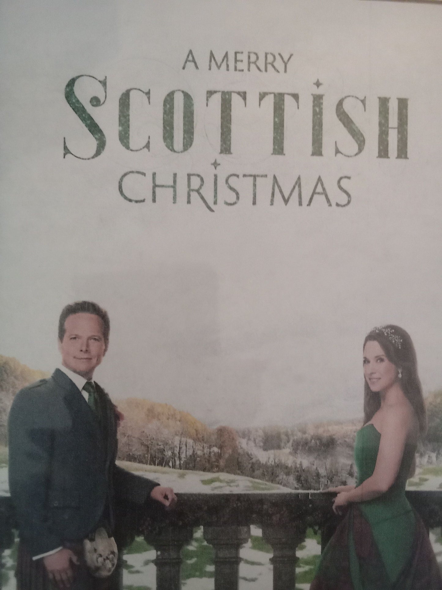 A Merry Scottish Christmas (2023) DVD with Lacey Chabert in a DVD Case with cover art **Sale