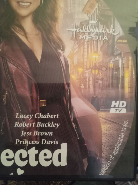 An Unexpected Valentine (2025) DVD with Lacey Chabert & Robert Buckley in a DVD case