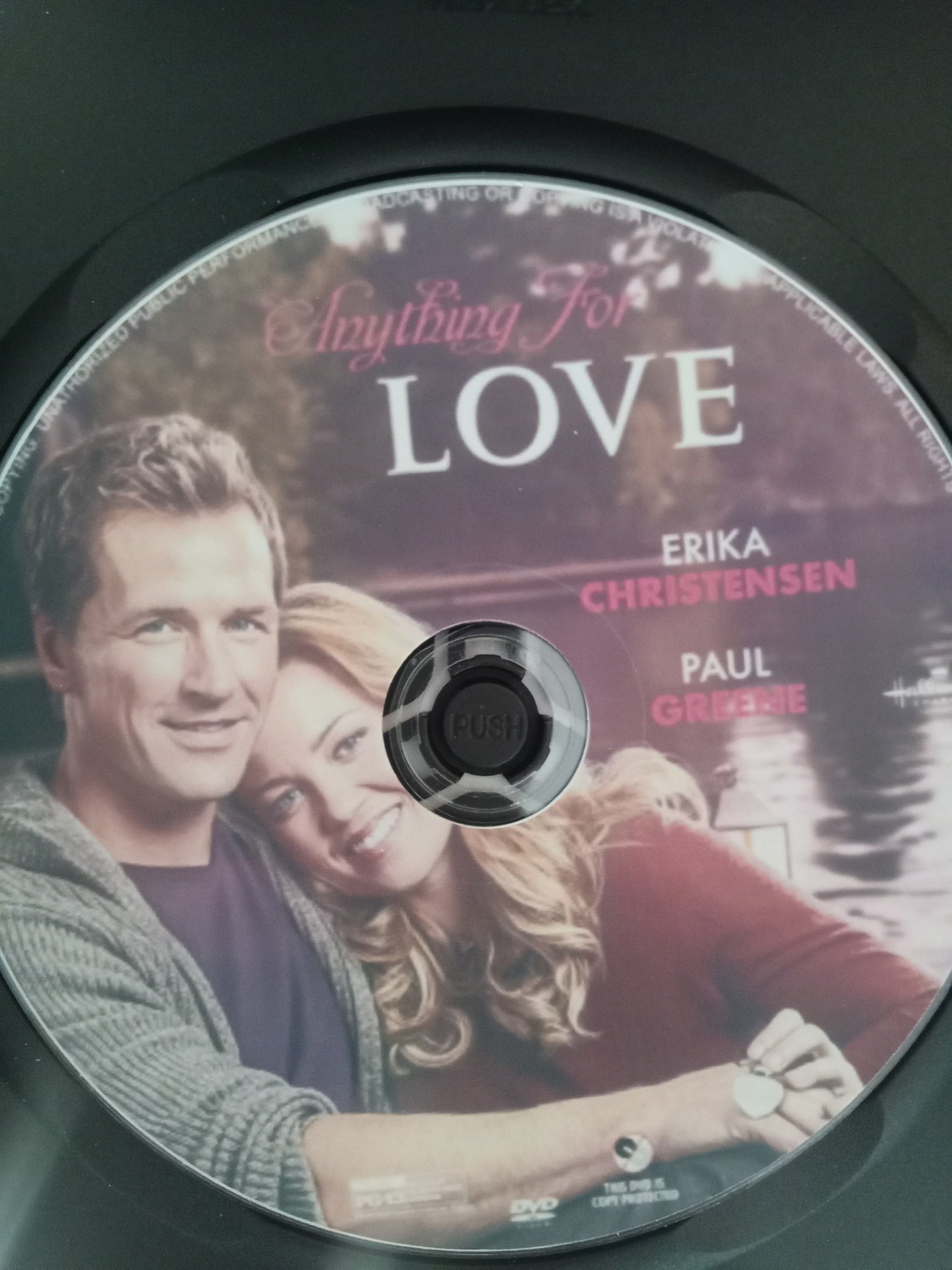 Anything For Love (2016) DVD with Erika Christensen & Paul Greene in a DVD CASE with COVER ART