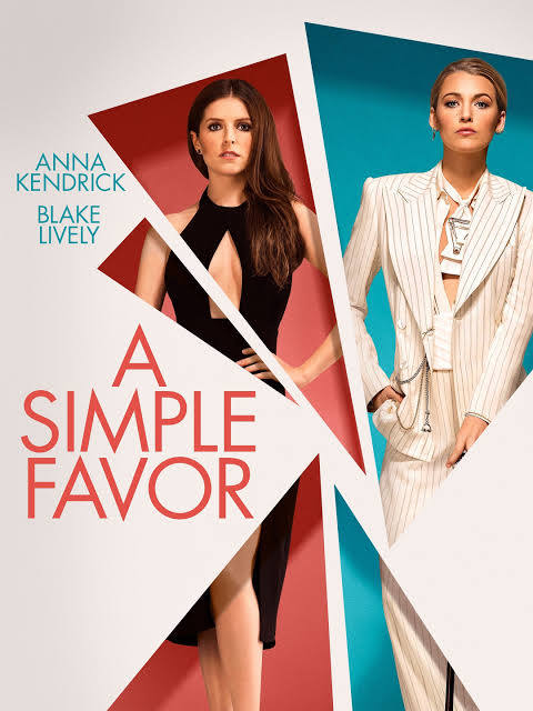 A Simple Favor (2018) DVD with Blake Lively