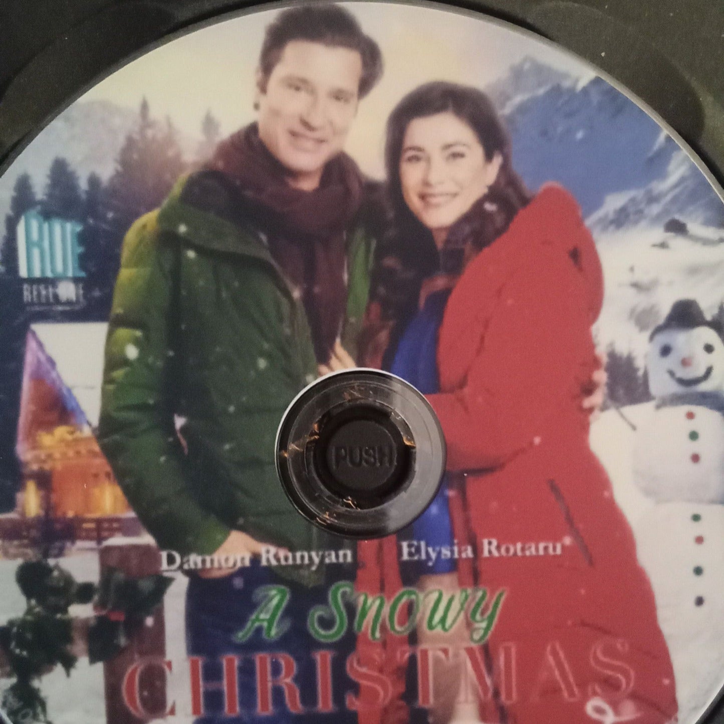 A Snowy Christmas (2021) DVD with Damon Runyan