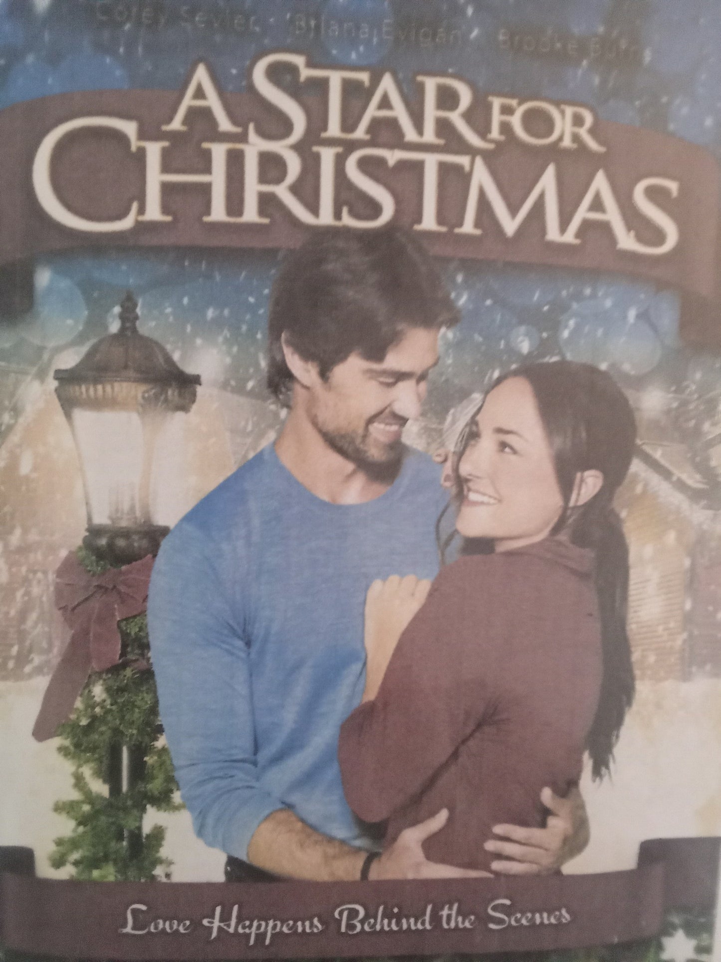A Star For Christmas (2012) DVD with Corey Sevier, Briana Evigan in a DVD Case with cover art