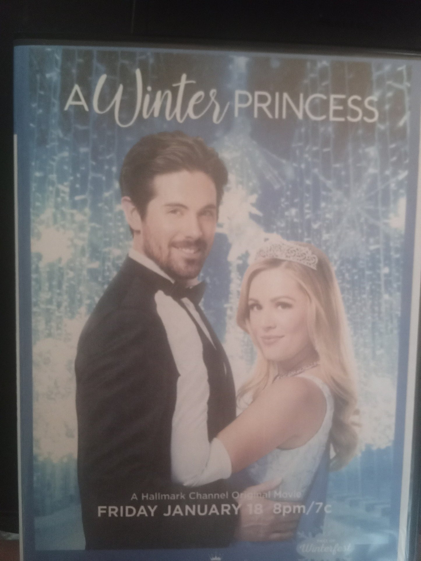 A Winter Princess (2019) DVD with Natalie Hall & Chris McNally in a DVD Case with COVER ART  **SALE**