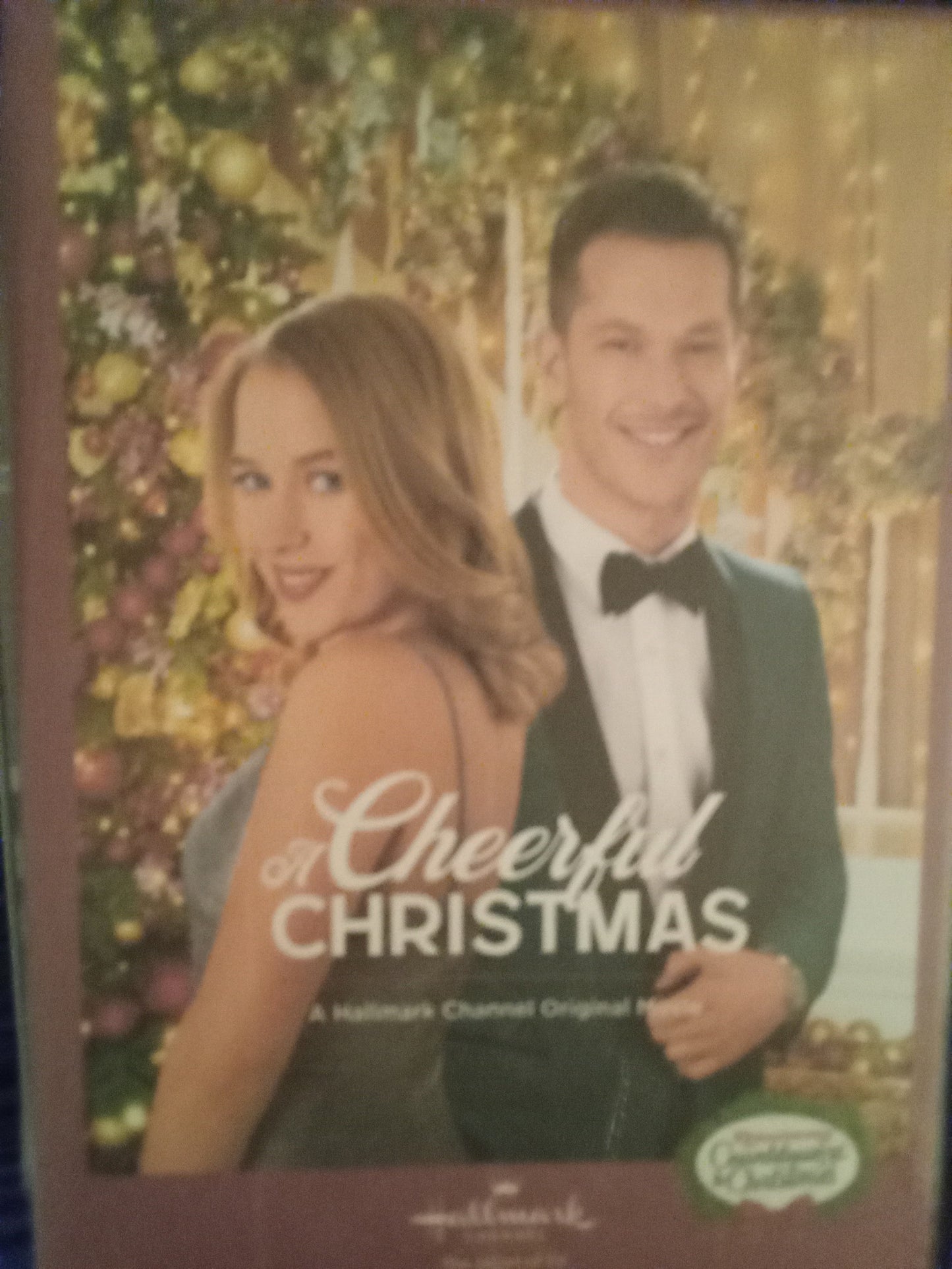 A Cheerful Christmas (2019) DVD with Chad Connell in a DVD CASE with COVER ART