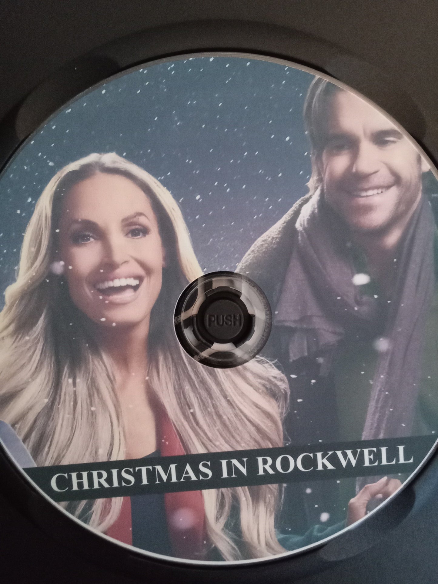 Christmas in Rockwell (2022) DVD with Trish Stratus & Stephen Huszar in a DVD Case with cover art