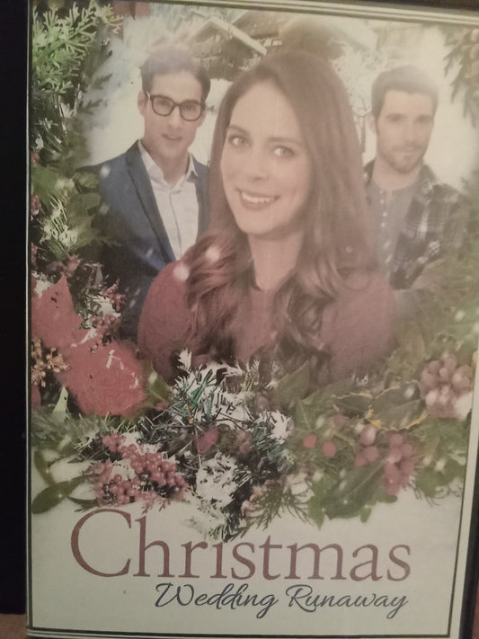 Christmas Wedding Runaway (2018) DVD with Sara Mitch in a DVD Case with the cover art
