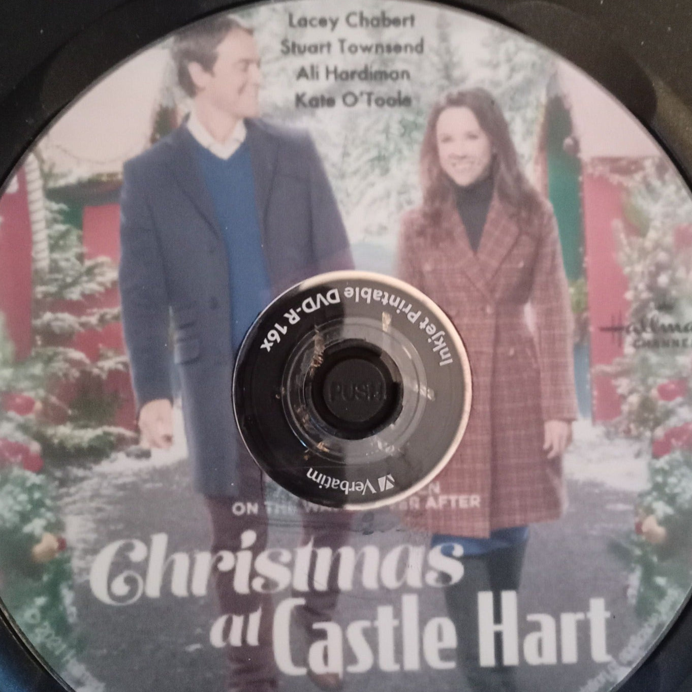 Christmas at Castle Hart (2021) DVD with Lacey Chabert in a DVD CASE with COVER ART